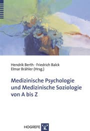 Cover von Medizinische Psychologie und Medizinische Soziologie von A bis Z
