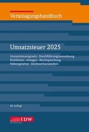 Cover von Veranlagungshandbuch Umsatzsteuer 2025
