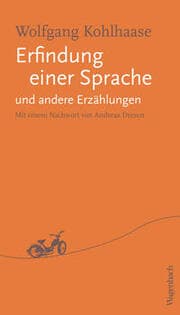 Cover von Erfindung einer Sprache und andere Erzählungen