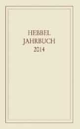 Cover von Hebbel-Jahrbuch / Hebbel Jahrbuch 2014