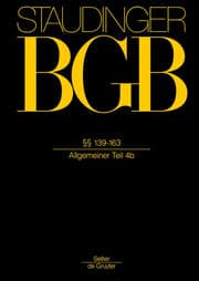 Cover von §§ 139-163