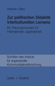 Cover von Zur politischen Didaktik interkulturellen Lernens