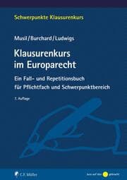 Cover von Klausurenkurs im Europarecht