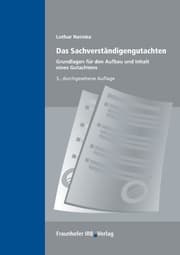 Cover von Das Sachverständigengutachten
