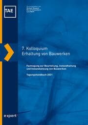 Cover von 7. Kolloquium Erhaltung von Bauwerken