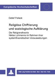 Cover von Religiöse Chiffrierung und soziologische Aufklärung