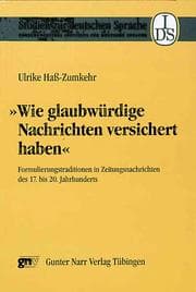 Cover von 'Wie glaubwürdige Nachrichten versichert haben'