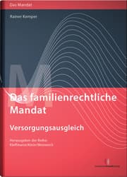 Cover von Das familienrechtliche Mandat - Versorgungsausgleich