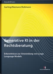 Cover von Generative KI in der Rechtsberatung