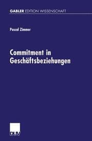 Cover von Commitment in Geschäftsbeziehungen