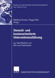 Cover von Umwelt- und kostenorientierte Unternehmensführung