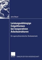 Cover von Leistungsabhängige Entgeltformen bei kooperativen Arbeitsstrukturen