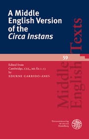 Cover von A Middle English Version of the , Circa Instans'