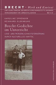 Cover von Brecht-Gedichte im Unterricht