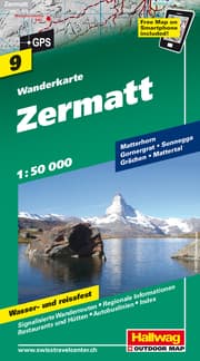 Cover von Zermatt Wanderkarte 1:50 000