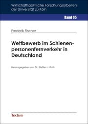 Cover von Wettbewerb im Schienenpersonenfernverkehr in Deutschland