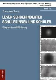 Cover von Lesen sehbehinderter Schülerinnen und Schüler