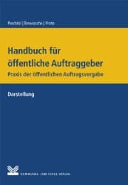 Cover von Handbuch für öffentliche Auftraggeber
