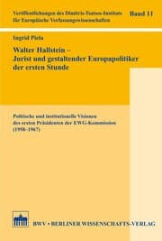 Cover von Walter Hallstein - Jurist und gestaltender Europapolitiker der ersten Stunde