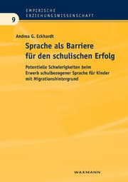 Cover von Sprache als Barriere für den schulischen Erfolg