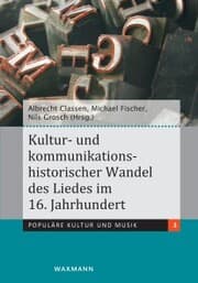Cover von Kultur- und kommunikationshistorischer Wandel des Liedes im 16. Jahrhundert