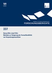 Cover von Methode zur Steigerung der Formatflexibilität von Verpackungsmaschinen