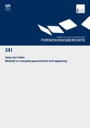 Cover von Methodik zur energiebezugsorientierten Auftragsplanung