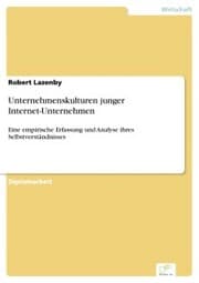 Cover von Unternehmenskulturen junger Internet-Unternehmen