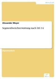 Cover von Segmentberichterstattung nach IAS 14