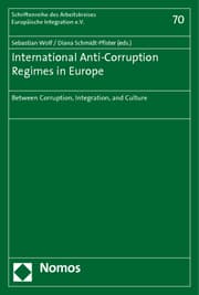Cover von International Anti-Corruption Regimes in Europe