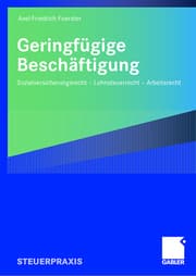 Cover von Geringfügige Beschäftigung