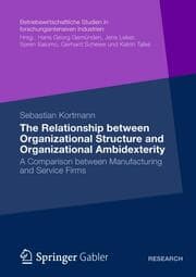 Cover von The Relationship between Organizational Structure and Organizational Ambidexterity