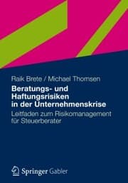 Cover von Beratungs- und Haftungsrisiken in der Unternehmenskrise
