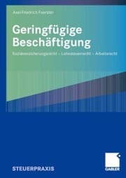 Cover von Geringfügige Beschäftigung