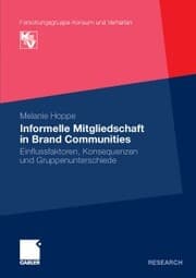 Cover von Informelle Mitgliedschaft in Brand Communities