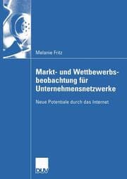 Cover von Markt- und Wettbewerbsbeobachtung für Unternehmensnetzwerke