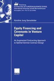 Cover von Equity Financing and Covenants in Venture Capital
