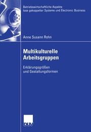 Cover von Multikulturelle Arbeitsgruppen