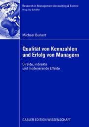 Cover von Qualität von Kennzahlen und Erfolg von Managern