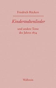Cover von Kindertodtenlieder