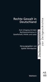 Cover von Rechte Gewalt in Deutschland