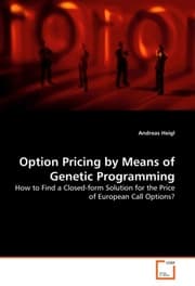 Cover von Option Pricing by Means of Genetic Programming