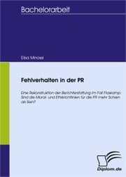 Cover von Fehlverhalten in der PR