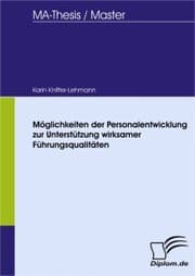 Cover von Möglichkeiten der Personalentwicklung zur Unterstützung wirksamer Führungsqualitäten