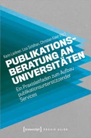 Cover von Publikationsberatung an Universitäten