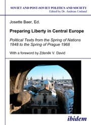 Cover von Preparing Liberty in Central Europe