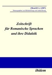 Cover von Zeitschrift für Romanische Sprachen und ihre Didaktik