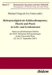 Cover von Mehrsprachigkeit als Schlüsselkompetenz: Theorie und Praxis in Lehr- und Lernkontexten