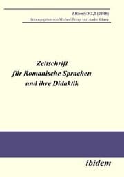 Cover von Zeitschrift für Romanische Sprachen und ihre Didaktik