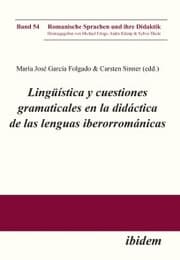 Cover von Lingüística y cuestiones gramaticales en la didáctica de las lenguas iberorrománicas